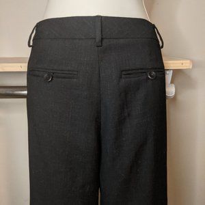 Kensie Dark Charcoal Gray Straight Leg Pants